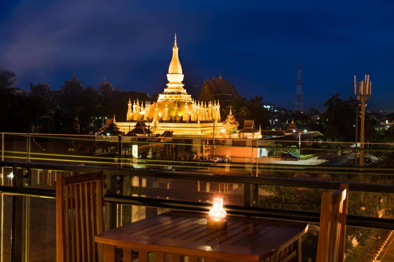 Thatluangview Hotel Vientiane Exteriér fotografie